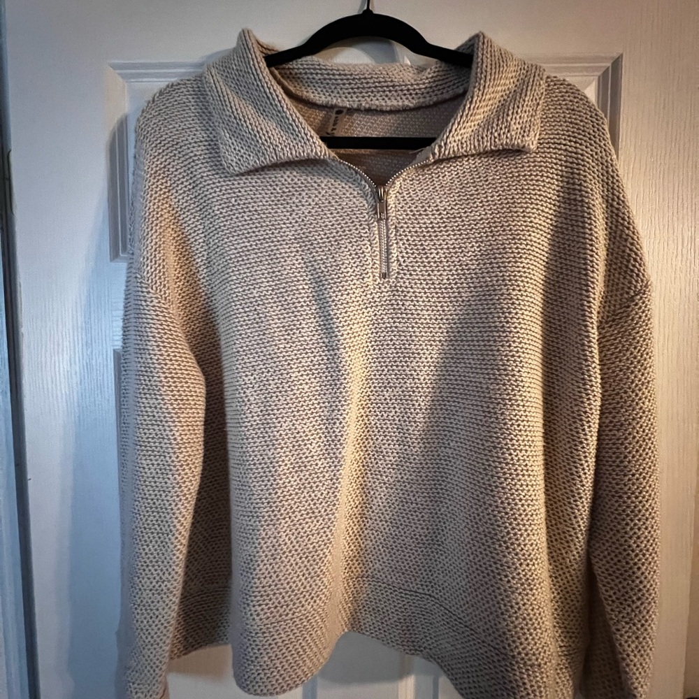 Ebb & flow soft textured quarter zip